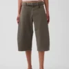 Pantaloni a campana con cintura a vita media