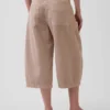 Pantaloni a campana con cintura a vita media