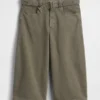 Pantaloni a campana con cintura a vita media