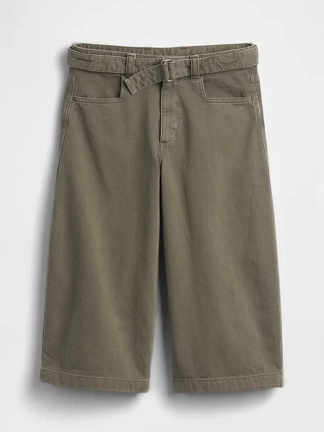 Pantaloni a campana con cintura a vita media