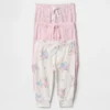 Pantaloni a elastico in cotone biologico Baby First Favorites (confezione da 3)
