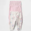 Pantaloni a elastico in cotone biologico Baby First Favorites (confezione da 3)