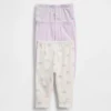 Pantaloni a elastico in cotone biologico Baby First Favorites (confezione da 3)