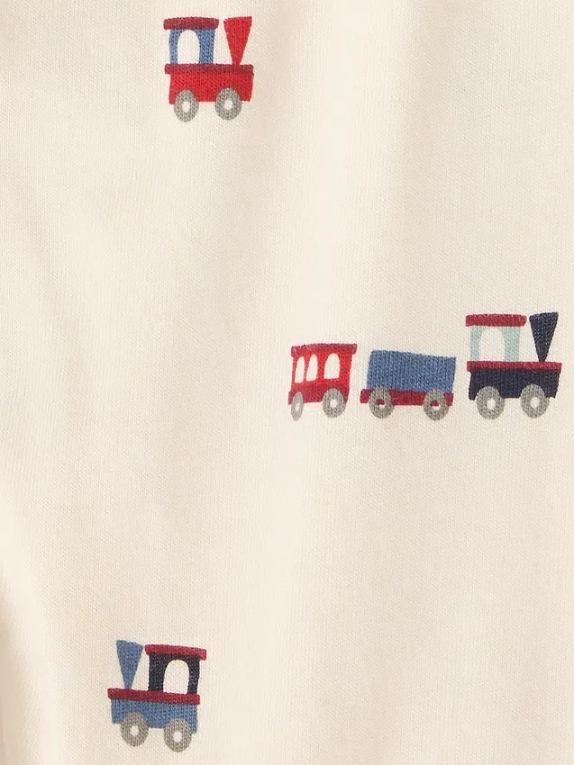 Pantaloni a elastico in cotone biologico Baby First Favorites (confezione da 3)