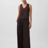 Pantaloni a gamba larga in maglia
