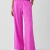 Pantaloni a gamba larga in maglia