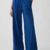 Pantaloni a gamba larga in maglia