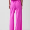 Pantaloni a gamba larga in maglia