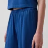 Pantaloni a gamba larga in maglia