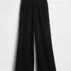 Pantaloni a gamba larga in maglia