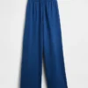 Pantaloni a gamba larga in maglia