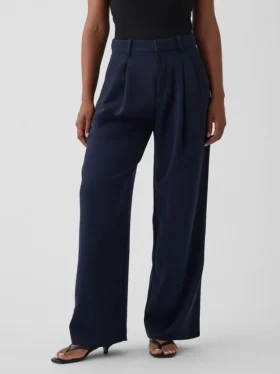 Pantaloni a pieghe a vita alta Curvy 365