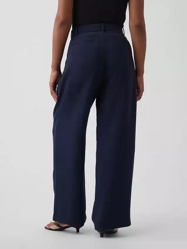 Pantaloni a pieghe a vita alta Curvy 365