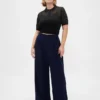 Pantaloni a pieghe a vita alta Curvy 365