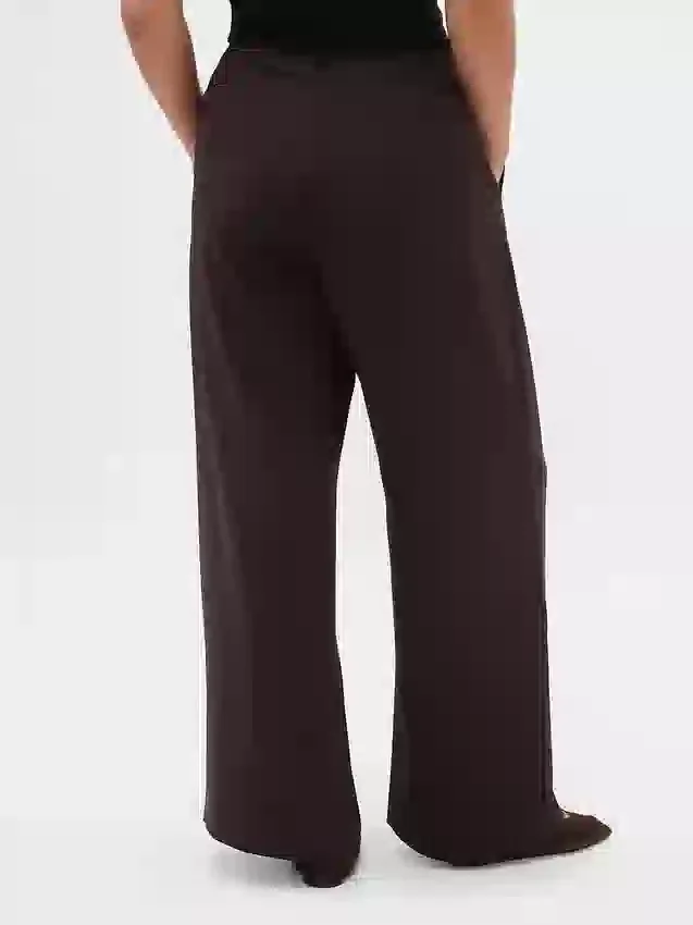 Pantaloni a pieghe a vita alta Curvy 365