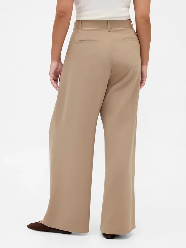 Pantaloni a pieghe a vita alta Curvy 365