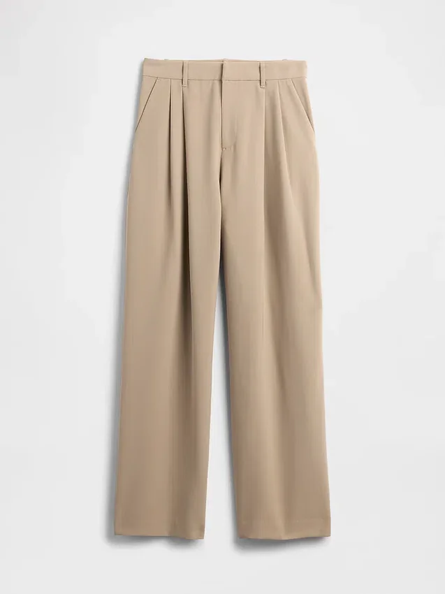 Pantaloni a pieghe a vita alta Curvy 365