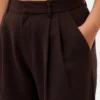 Pantaloni a pieghe a vita alta Curvy 365