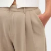 Pantaloni a pieghe a vita alta Curvy 365