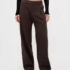 Pantaloni a pieghe in twill spazzolato a vita bassa 365