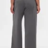 Pantaloni a pieghe in twill spazzolato a vita bassa 365