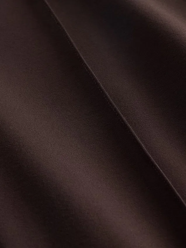 Pantaloni a stivale a vita alta in maglia doppia