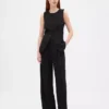 Pantaloni a vita alta con pieghe 365