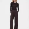 Pantaloni a vita alta con pieghe 365
