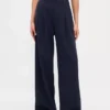 Pantaloni a vita alta con pieghe 365
