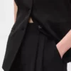 Pantaloni a vita alta con pieghe 365