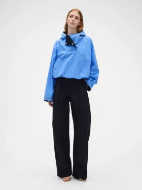 Pantaloni a vita alta con pieghe ad arco GAP × Victoria Beckham