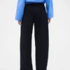 Pantaloni a vita alta con pieghe ad arco GAP × Victoria Beckham