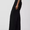 Pantaloni a vita alta in misto lino 365