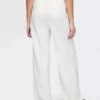 Pantaloni a vita alta in misto lino 365