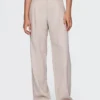Pantaloni a vita bassa 365 in misto lino