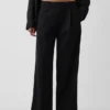 Pantaloni a vita bassa 365 in misto lino