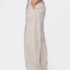 Pantaloni a vita bassa 365 in misto lino