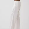 Pantaloni a vita bassa 365 in misto lino