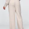 Pantaloni a vita bassa 365 in misto lino