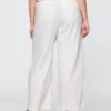 Pantaloni a vita bassa 365 in misto lino