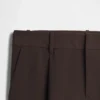 Pantaloni a vita bassa con pieghe e gamba larga 365