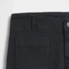 Pantaloni a vita bassa in twill dal taglio lungo e slanciato