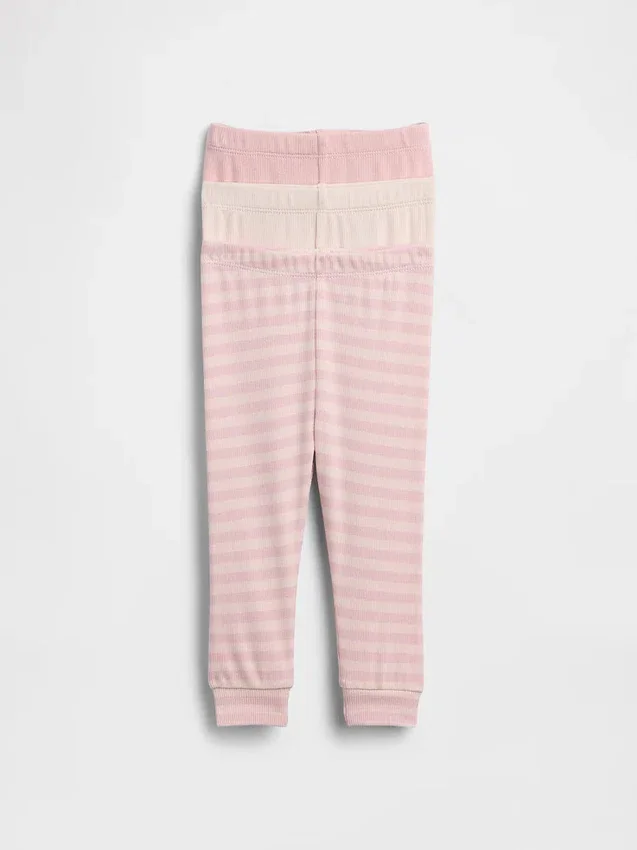 Pantaloni a vita elastica Baby First Favorites (confezione da 3)