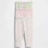 Pantaloni a vita elastica in cotone biologico Baby First Favorites (confezione multipla)