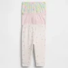 Pantaloni a vita elastica in cotone biologico Baby First Favorites (confezione multipla)