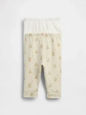 Pantaloni a vita elastica in cotone biologico Baby First Favorites (confezione multipla)