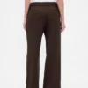 Pantaloni a vita media con doppia cintura