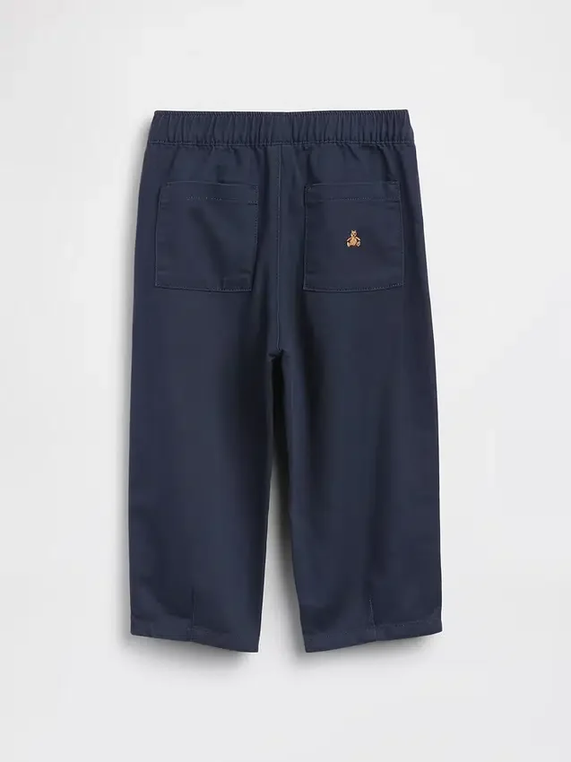 Pantaloni a zampa a righe ultra morbidi con elastico in vita per neonato & bebè