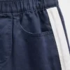 Pantaloni a zampa a righe ultra morbidi con elastico in vita per neonato & bebè