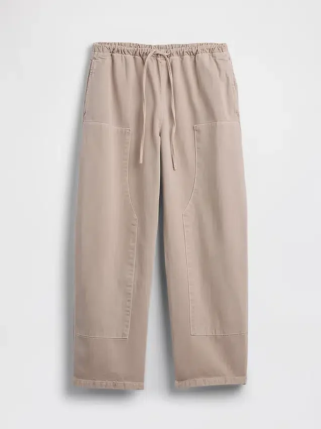 Pantaloni a zampa con doppio rinforzo sulle ginocchia